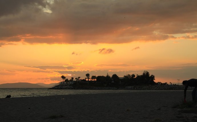 Glyfada sunset time Photo from Elliniko in Athens | Greece.com