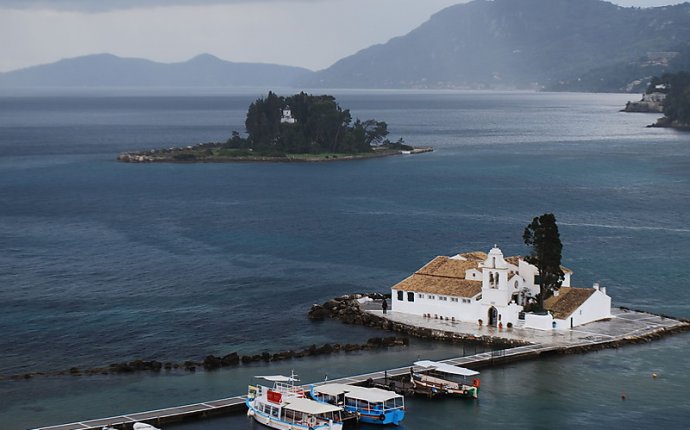 Mouse Island in Peloponnese, West Greece and Ionian Sea