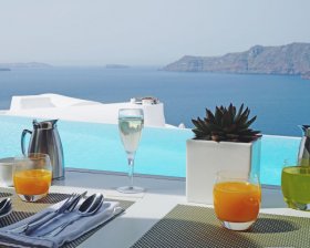Breakfast in Santorini, Katikies Hotel, Breakfast Wanderlust by Breakfast Criminals