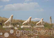 Delos Island in Town, Mykonos