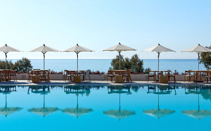Hotels in Kamari Beach Santorini Greece