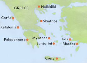 Map of Greece