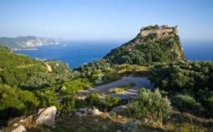 Ruins of Angelokastro fortress - Corfu island, Greece