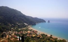 The small Corfu resort of Aghios Gordis