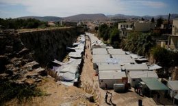 The Souda refugee camp in Chios, Greece