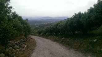 The verdant inland of Crete