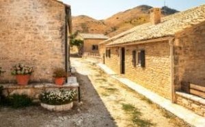 Traditional house from Perithia old village, Corfu