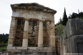 Treasury of the Athenians Delphi Central Greece Attractions